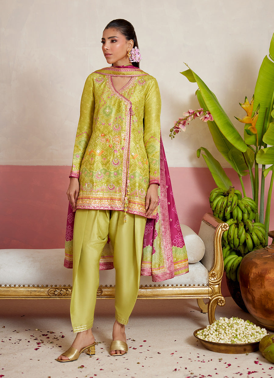 Freja Shirt And Dupatta - FTA-MFP26-25