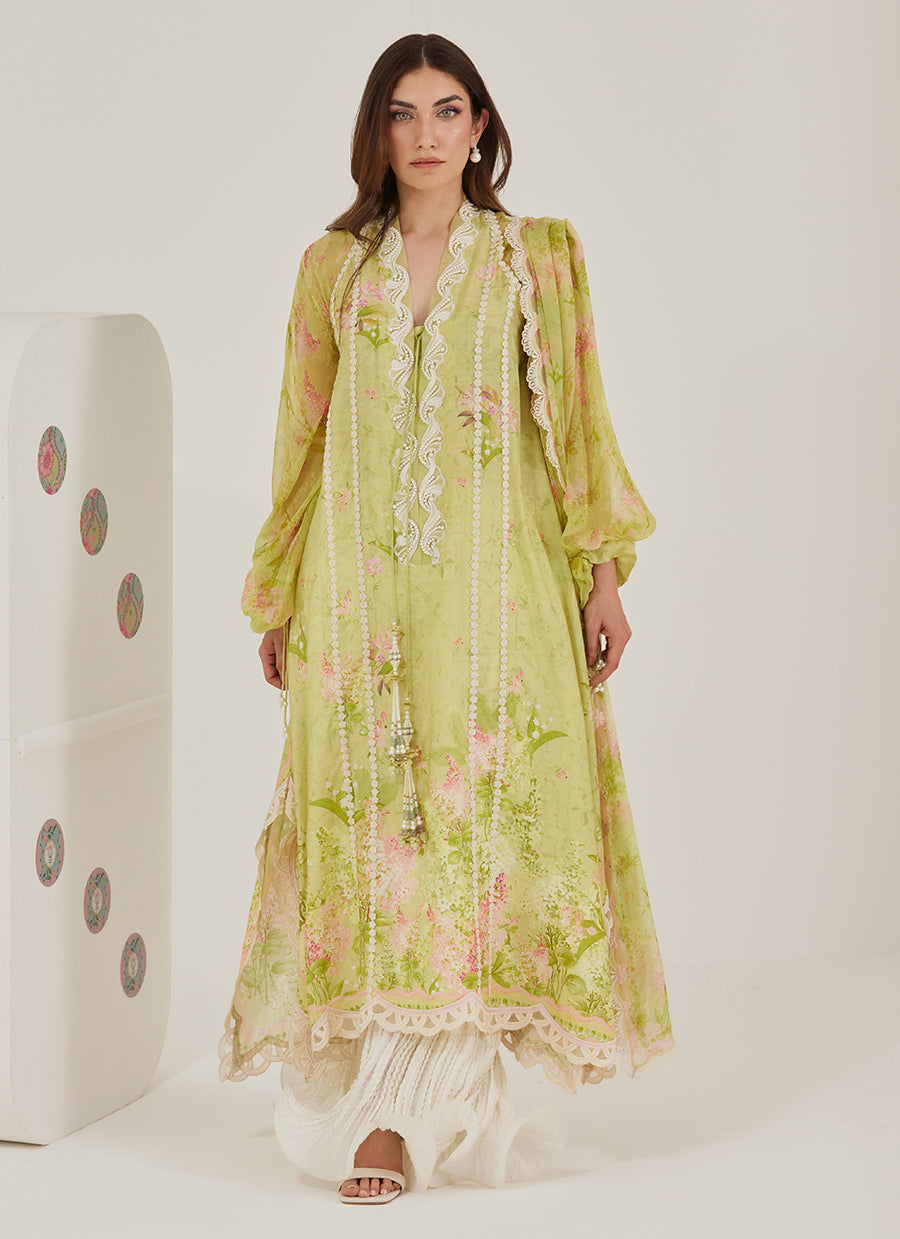 Malone Shirt And Dupatta