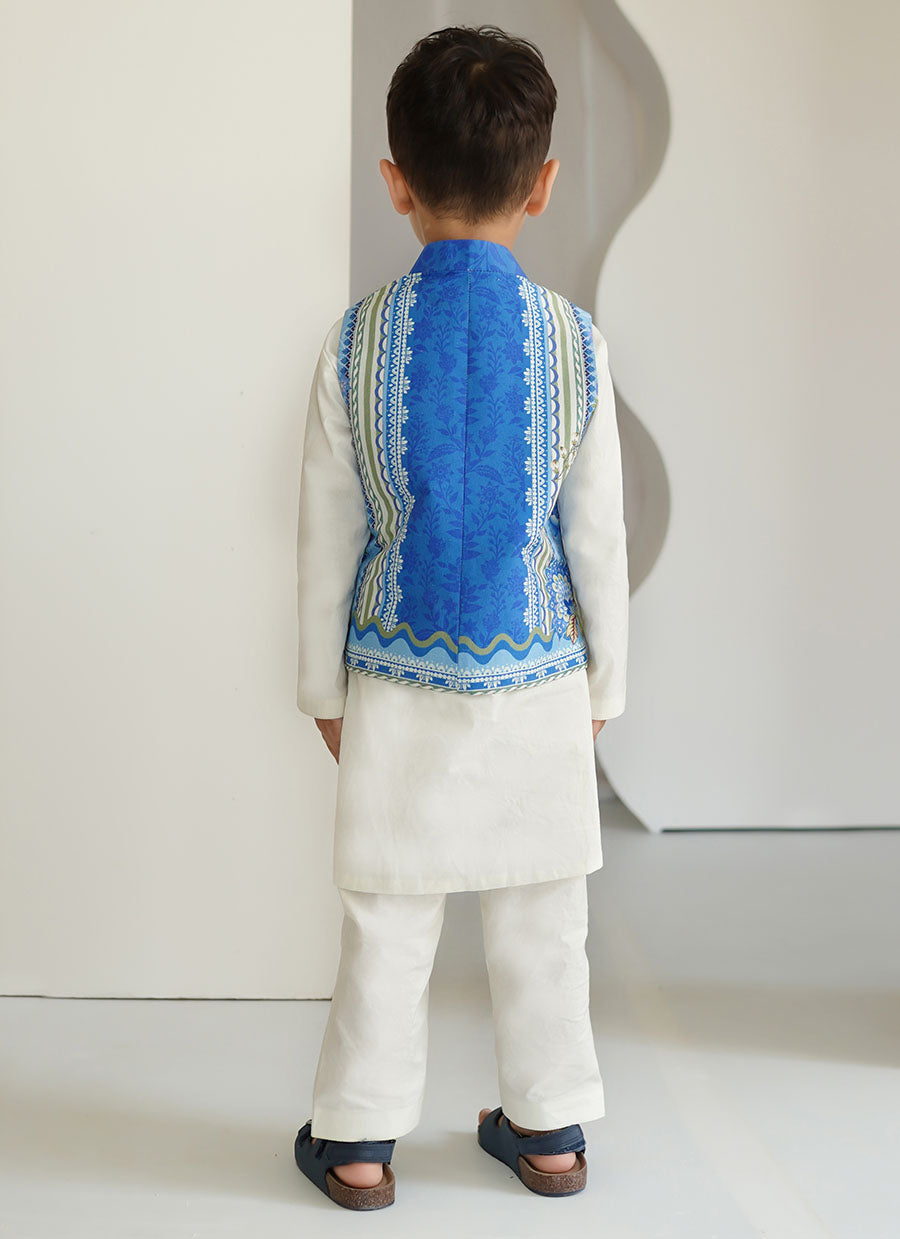 Zadie Blue Mini Waistcoat