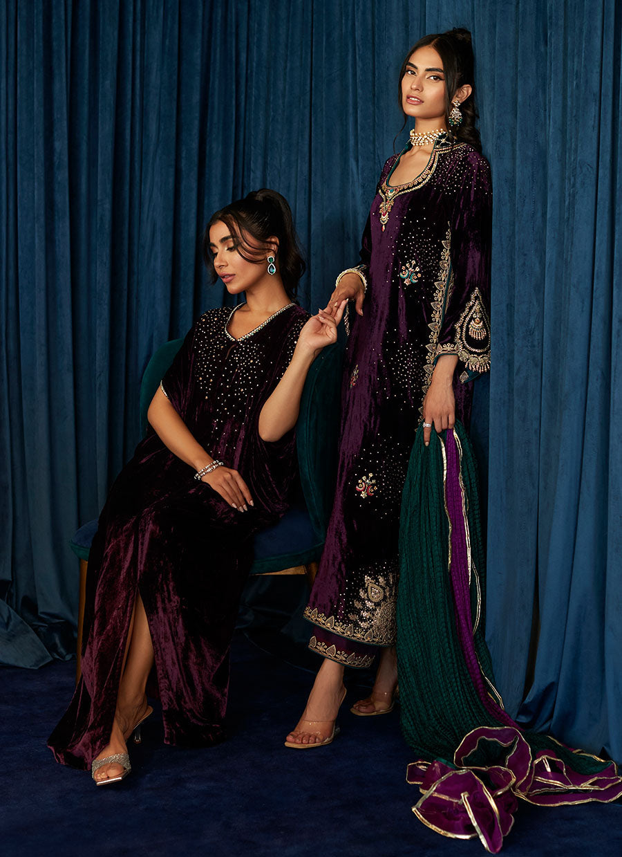 Vivien Amethyst Kaftan