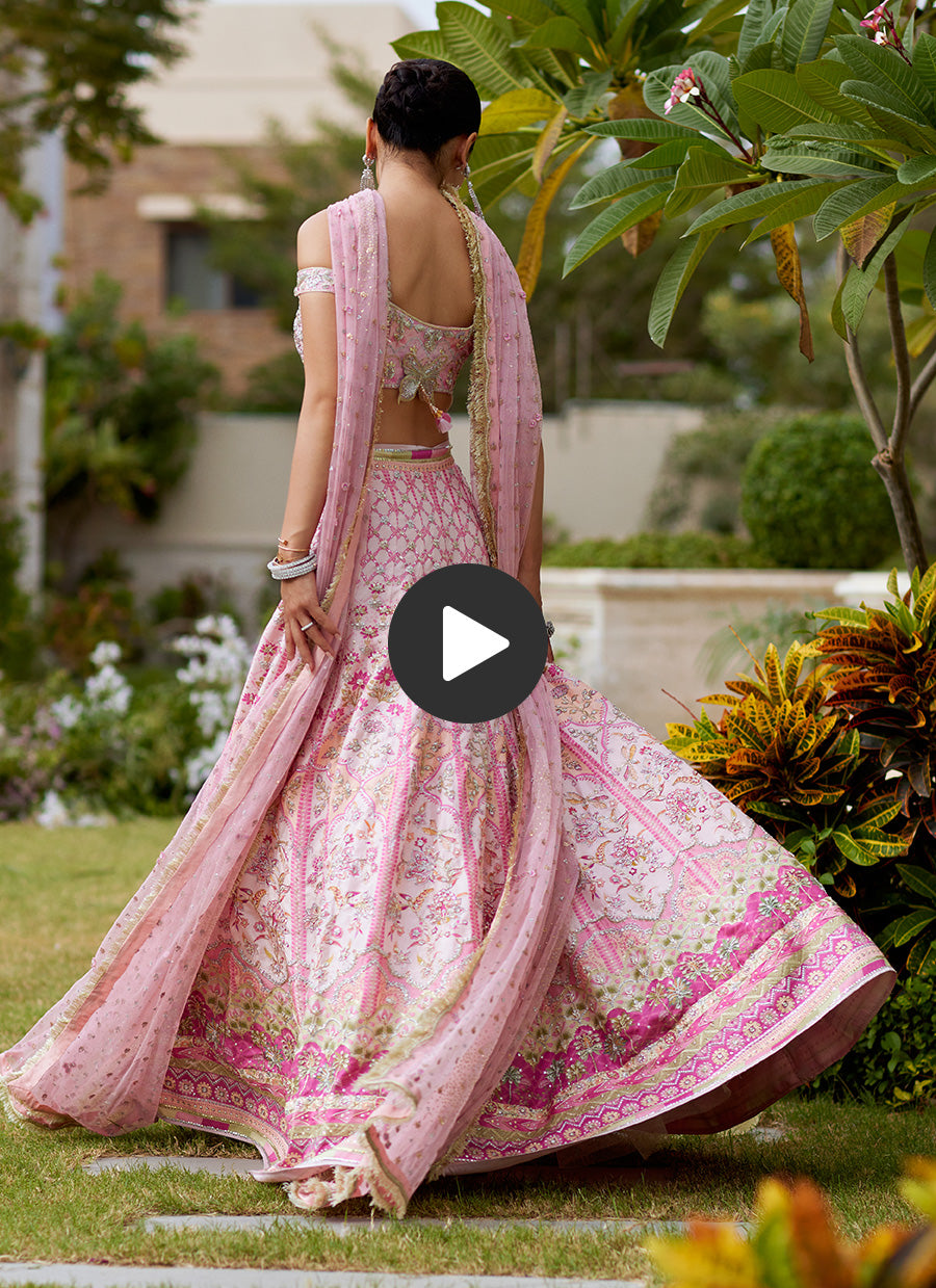 Dilruba Carnation Pink Lehnga Choli