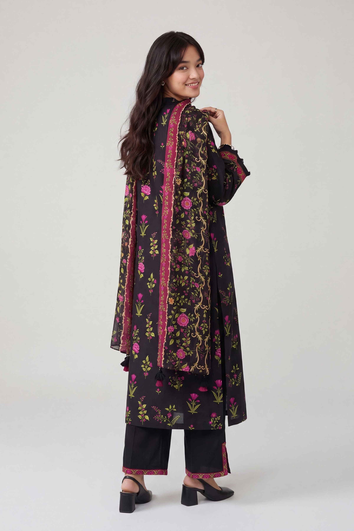 3 Piece - Dyed Printed Loose Fabric - 42604056