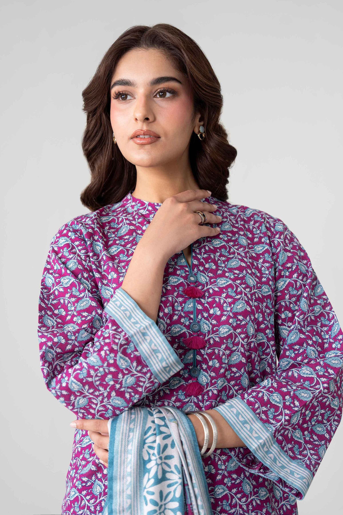 3 Piece - Printed Suit - FTB-COM-46