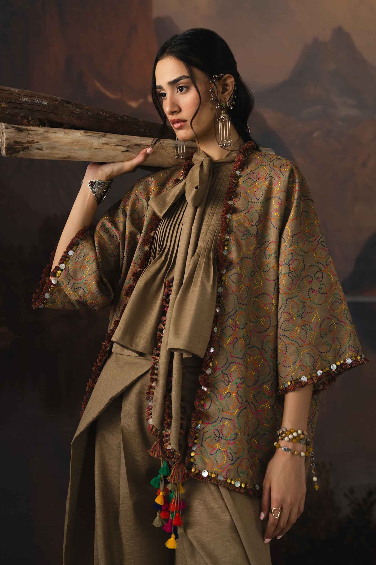 1 Piece - Dyed Printed Loose Fabric - 42604011