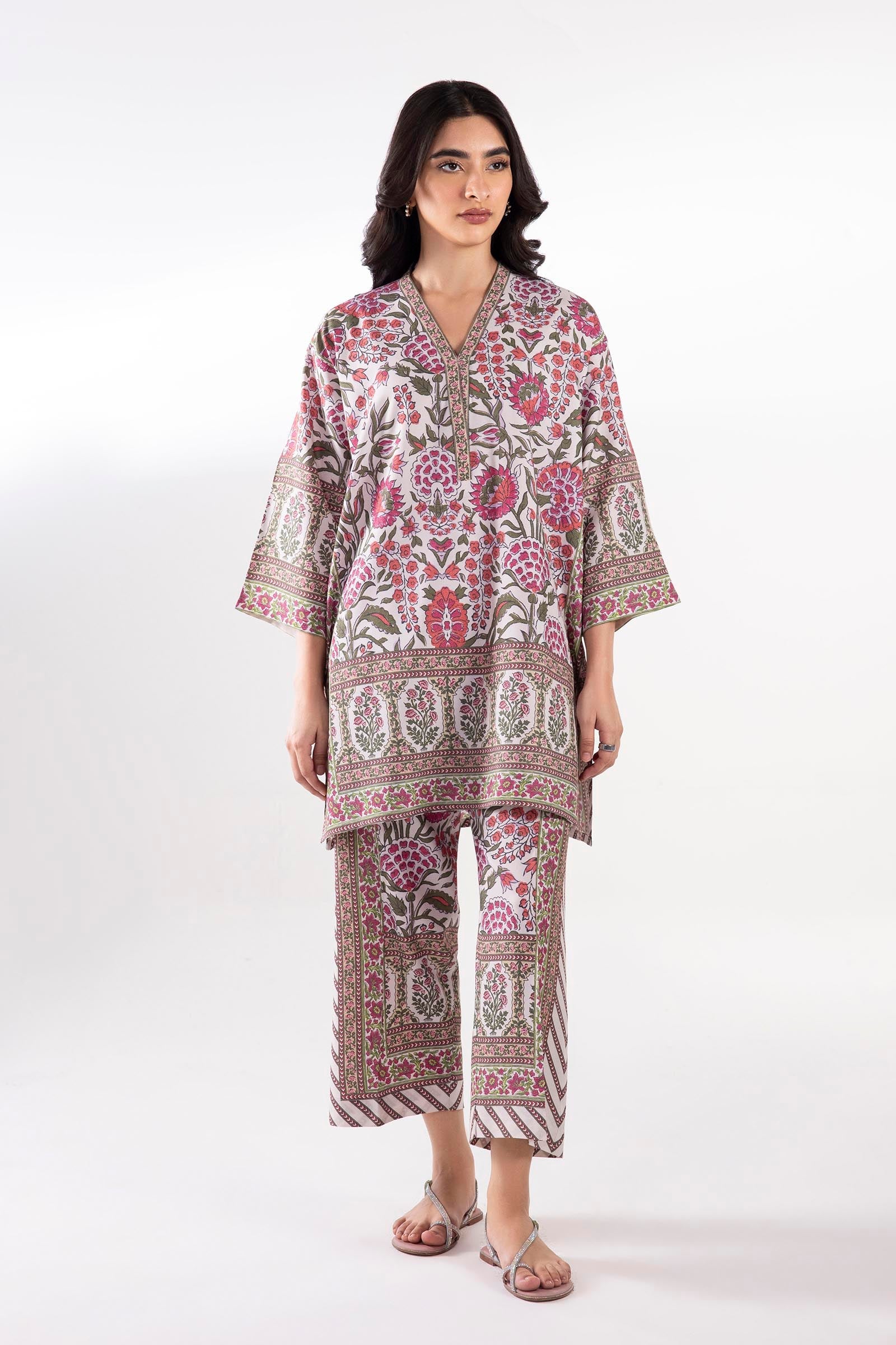 AJUB-16 PRINTED LAWN 3 PCS