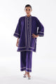 Stitched Embroidered Khaddar Shirt + Culotte