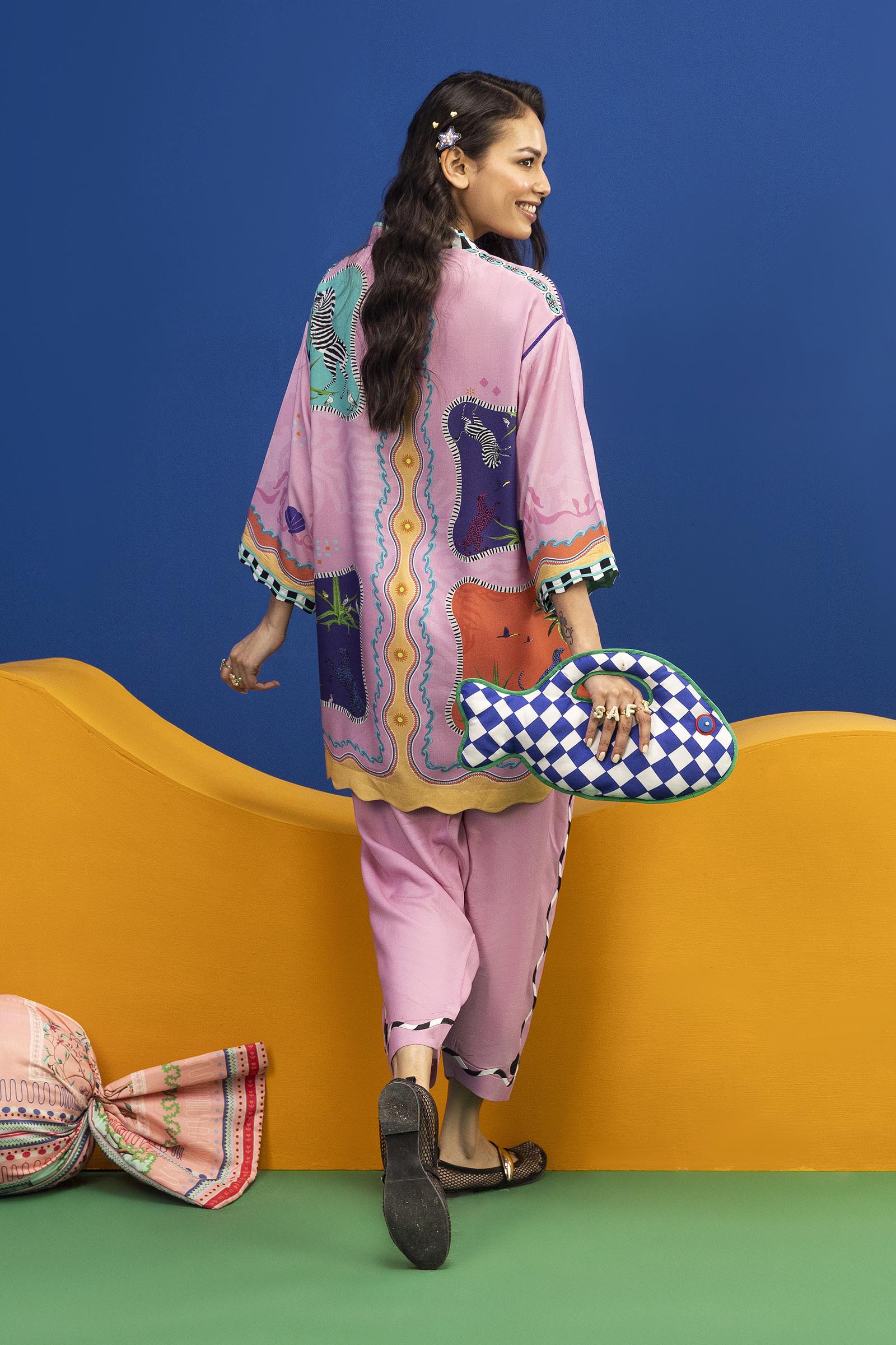 Stitched Safi & Me Linen Set
