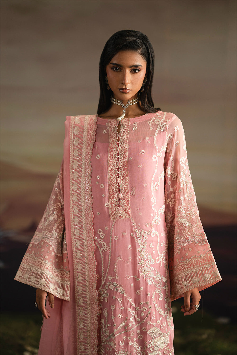 3-Piece-Embroiderd-Chiffon IYLA - FWU5704