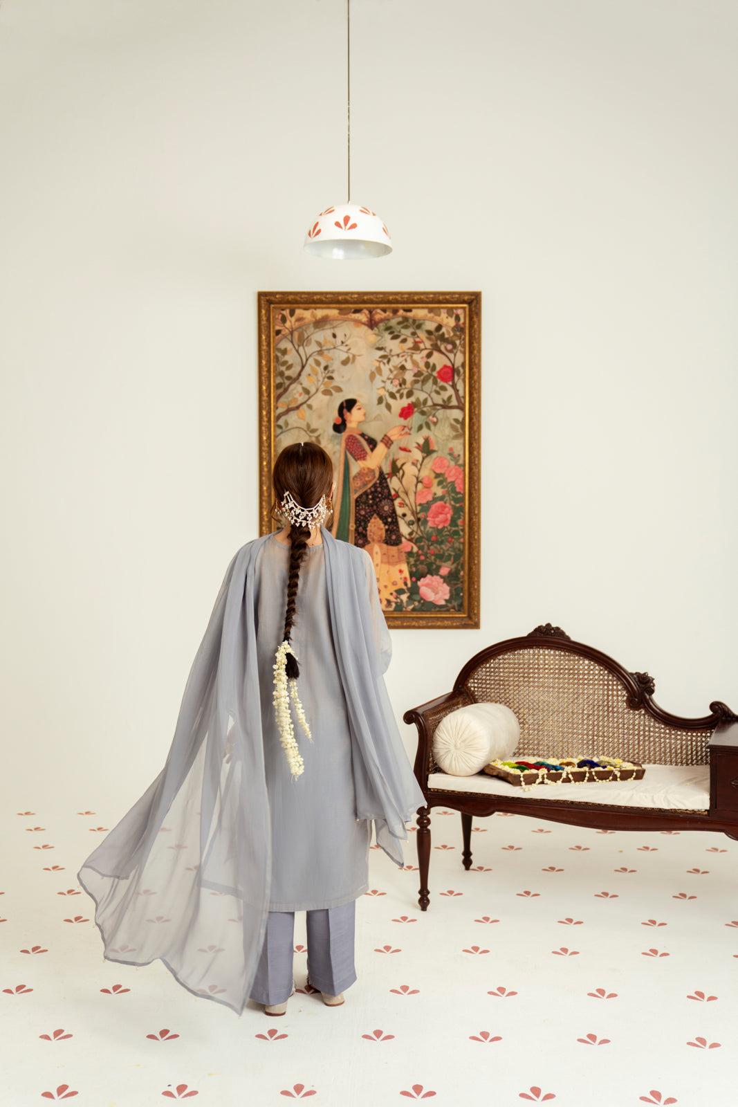 3 Piece Masoori Jacquard Embroidered Suit (FS0142)