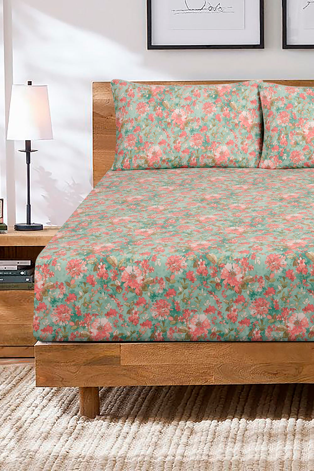 Flora Haze Fitted Sheet Set