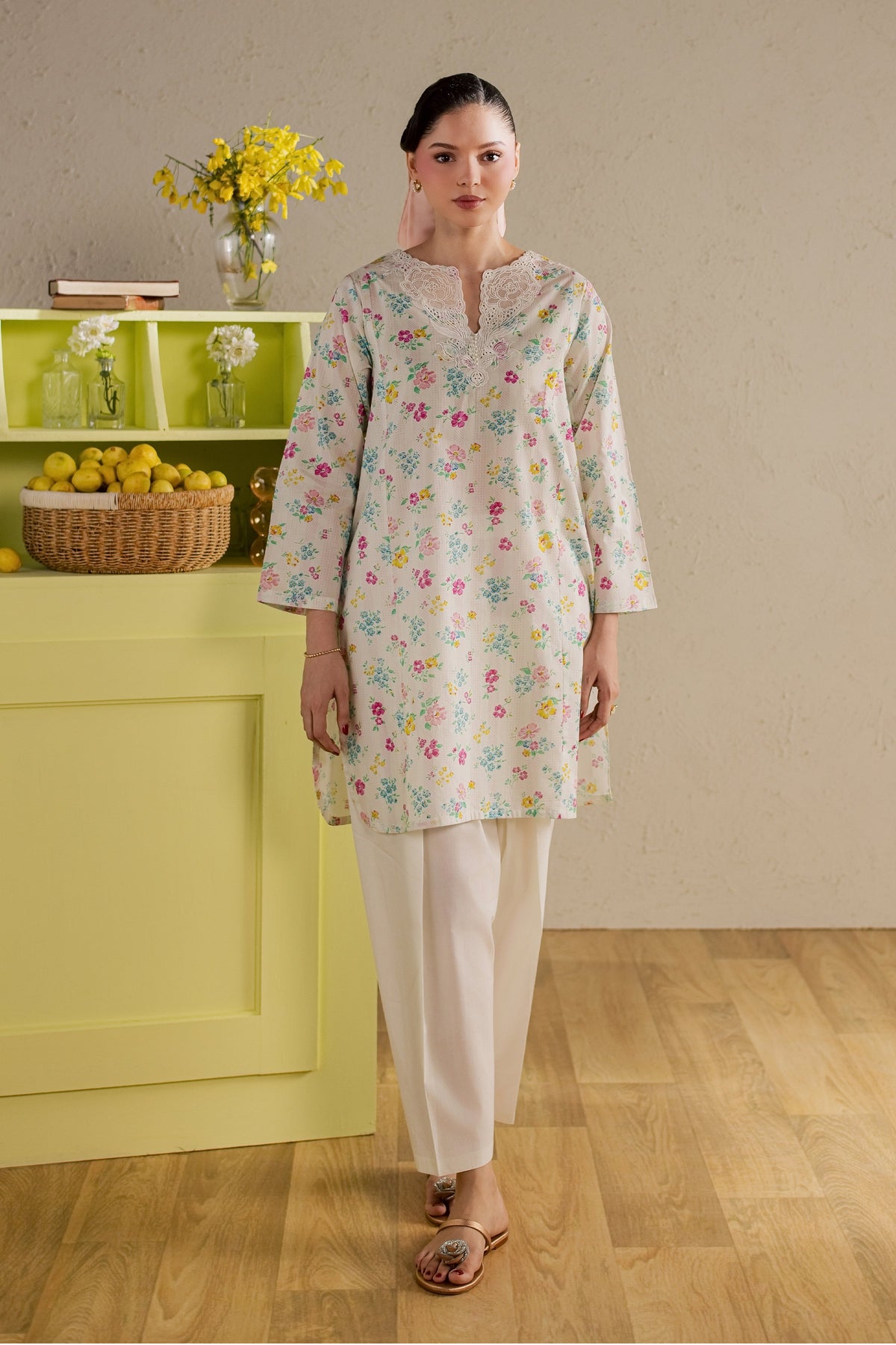 Floral Maze 2Pc - Printed Lawn Dress