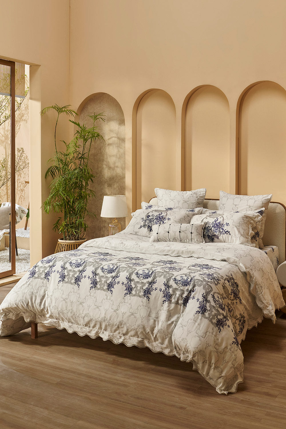 Indus Valley Cotton Florentina Quilt Cover Set