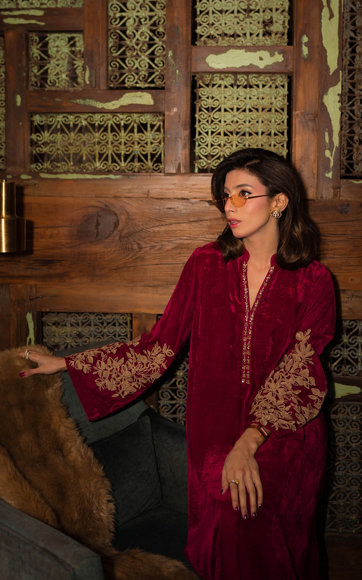 Fuchsia Royalty Kaftan