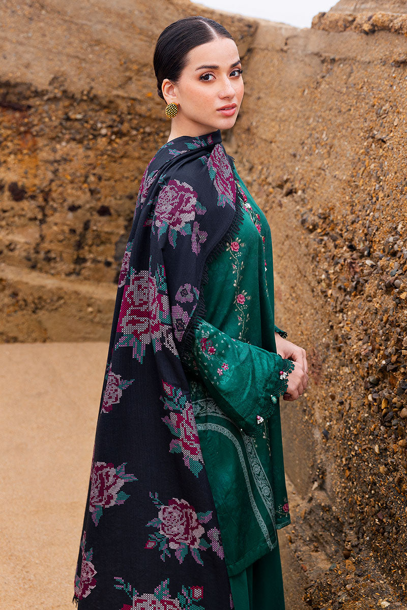 GARLAND WHISPER-3PC SATIN PRINTED SUIT