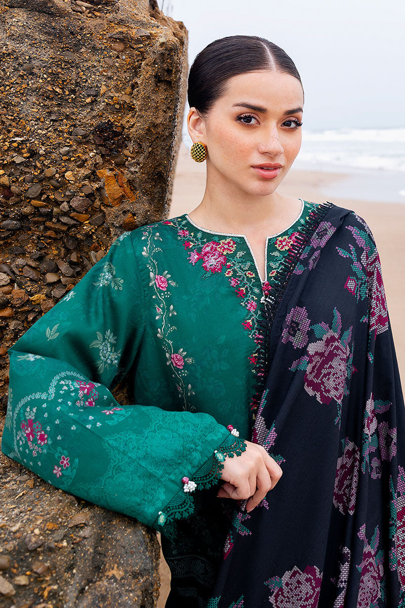 GARLAND WHISPER-3PC SATIN PRINTED SUIT