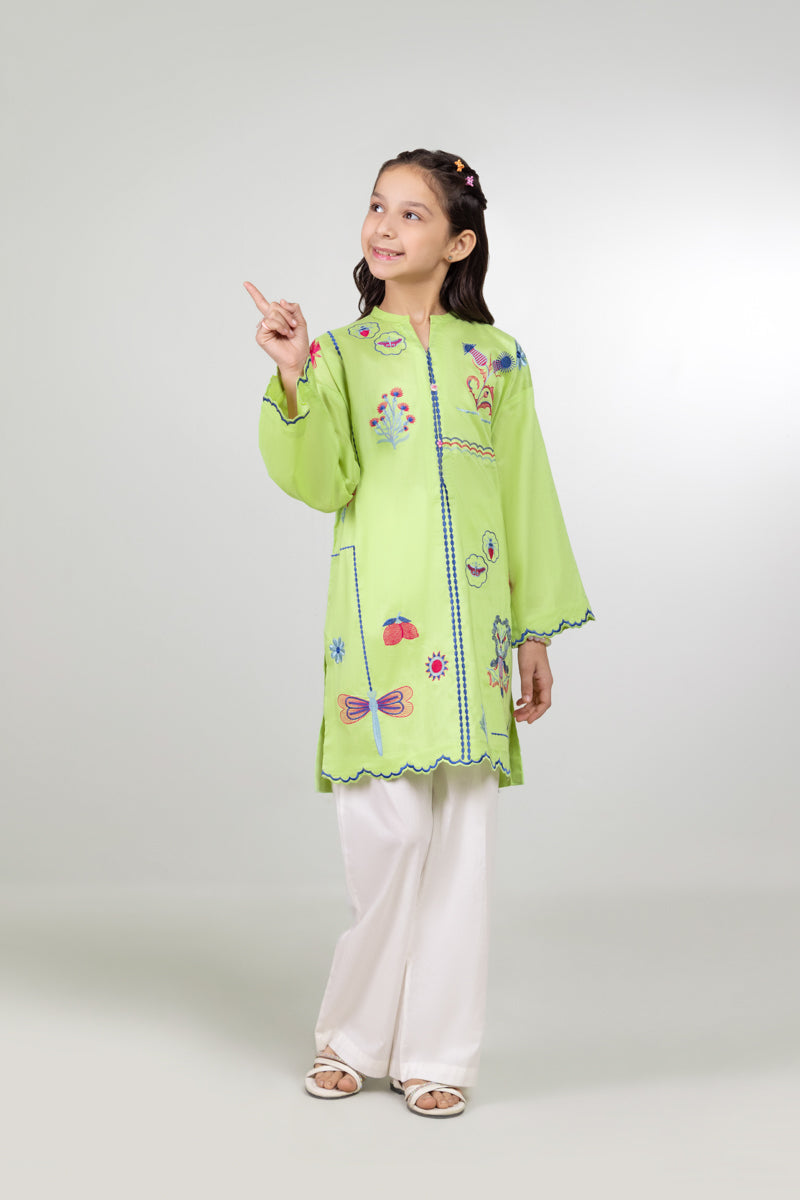 M-Green-Cambric-Lawn-1 Piece (GP1PSBW25BG9O27)