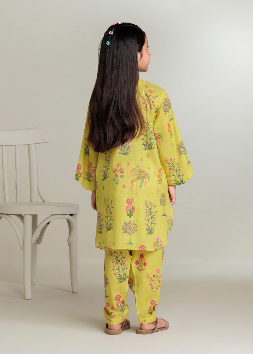 Yellow-Dobby-Lawn-2 Piece (GP2PPBS26BG1F21)