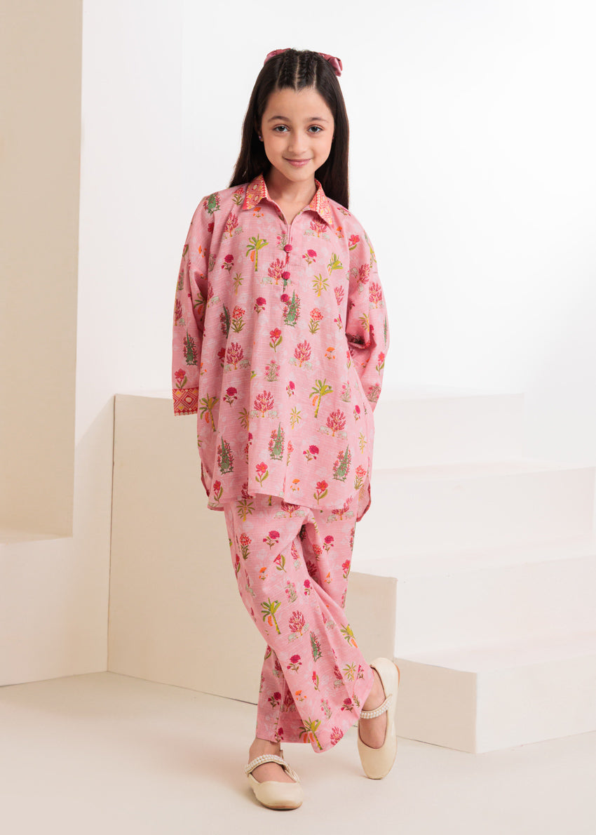 Pink-Dobby-Lawn-2 Piece (GP2PPBS26BG3A10)