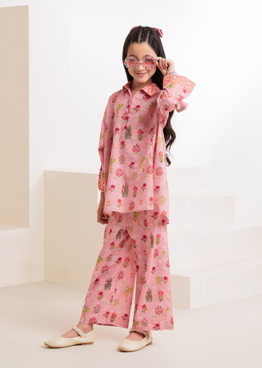Pink-Dobby-Lawn-2 Piece (GP2PPBS26BG3A10)