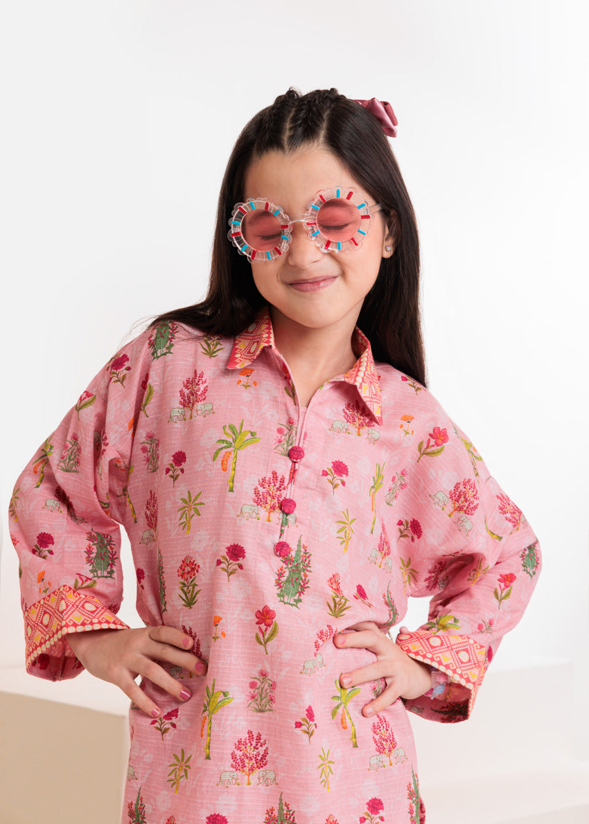 Pink-Dobby-Lawn-2 Piece (GP2PPBS26BG3A10)