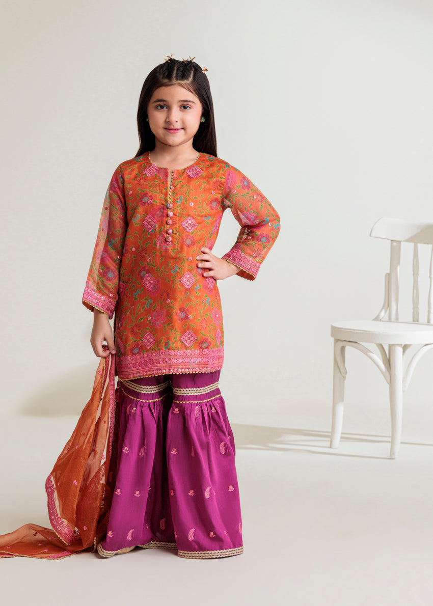 Orange-Lureux-Net-3 Piece (GP3PSFW25H10N2)