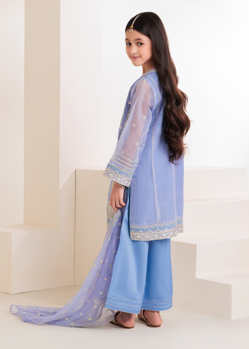 Lavender-Textured-Net-3 Piece (GPS25FE3018)