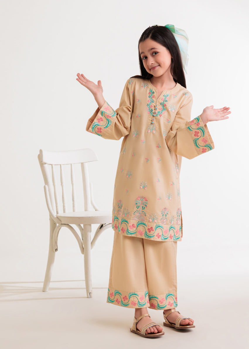 Cream-Cambric-2 Piece (GPSTSBW25BG9O34)