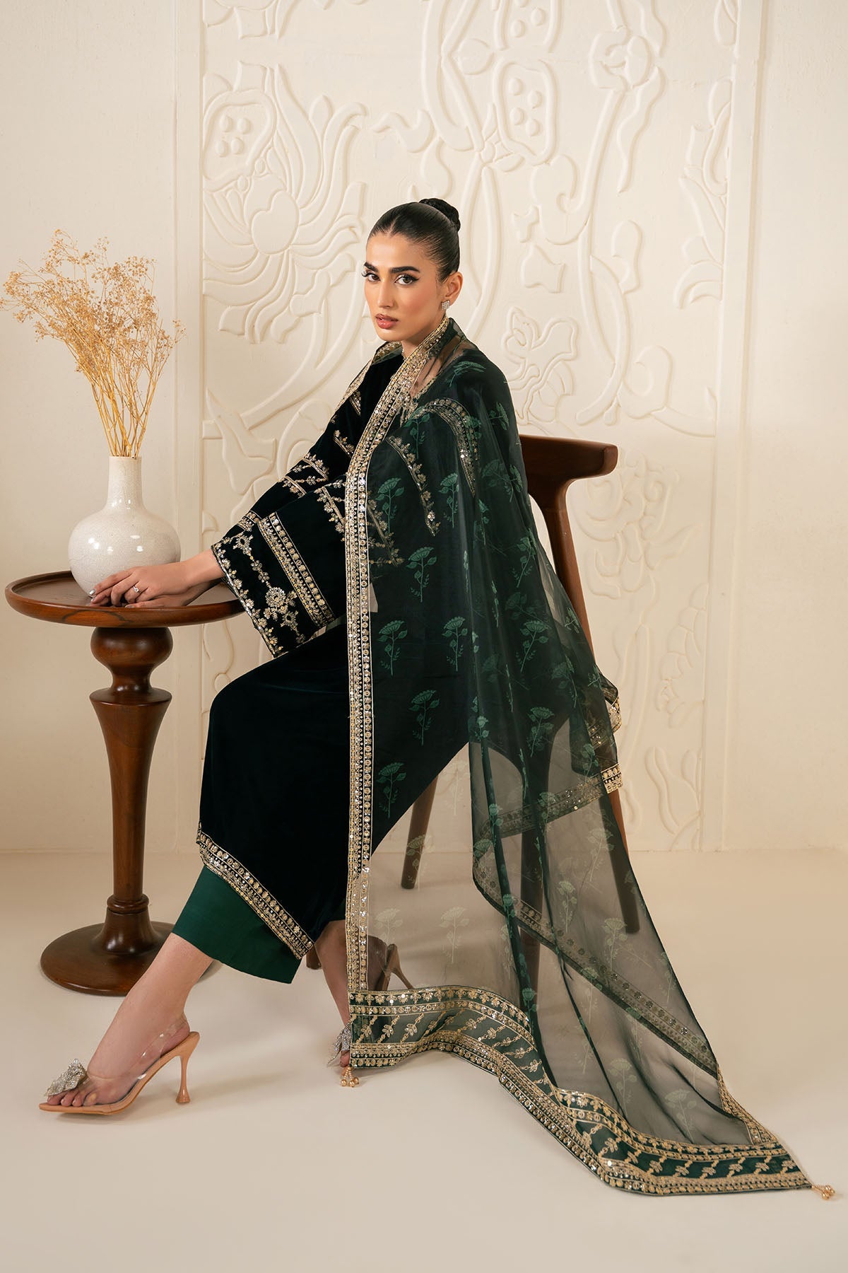CELESTIAL SPARK-3PC (SHIRT, TROUSER & DUPATTA)
