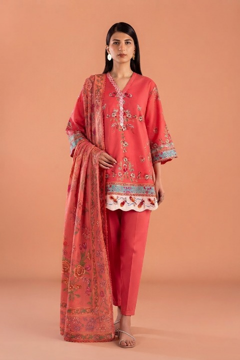 Unstitched Mahay Lawn 3 Piece Suit