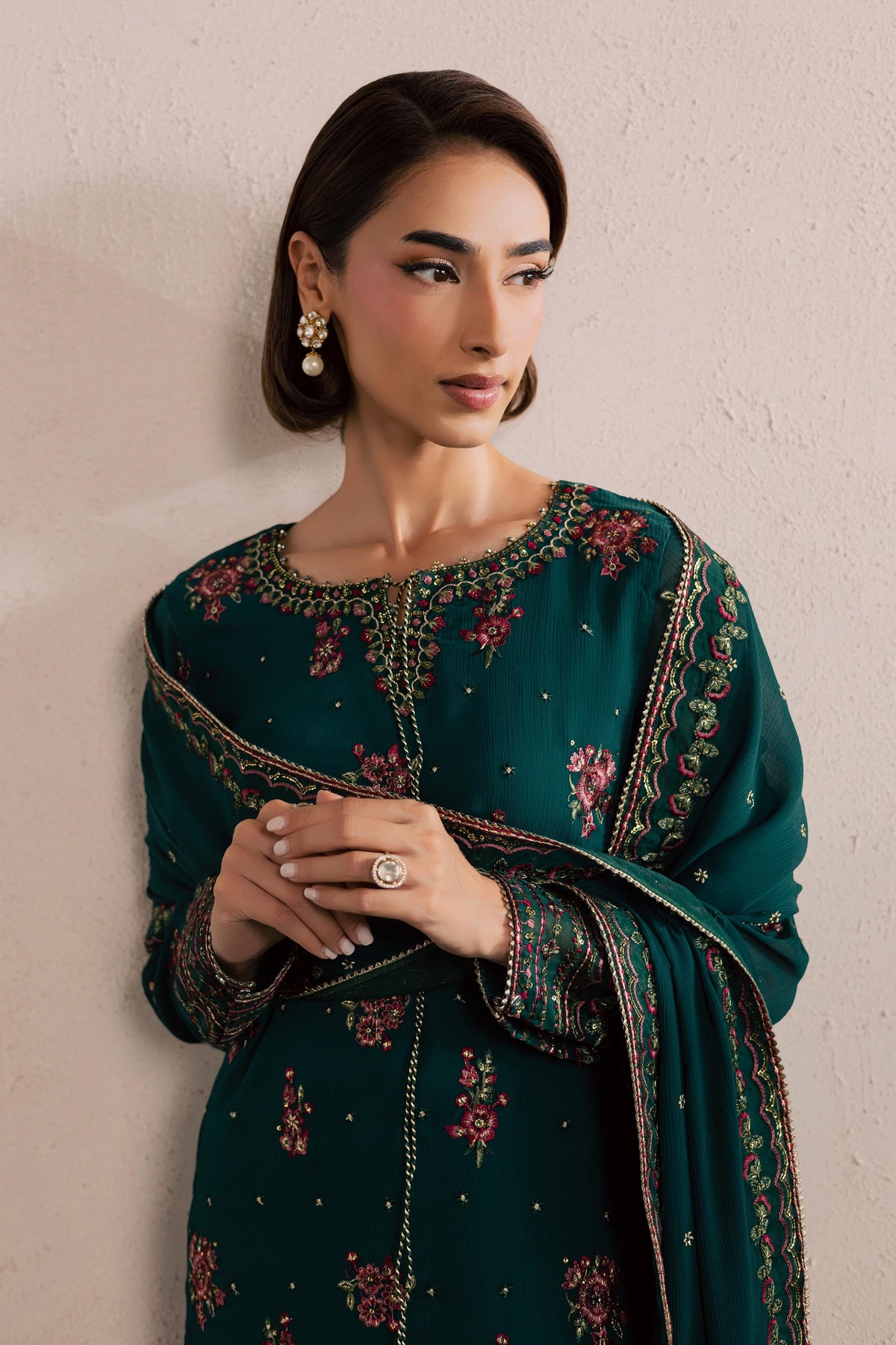 Green Leave 3Pc - Festive Luxury Formal