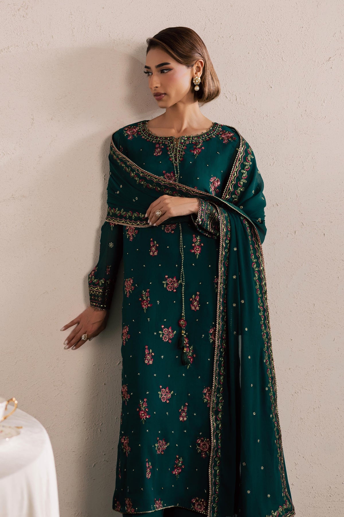 Green Leave 3Pc - Festive Luxury Formal