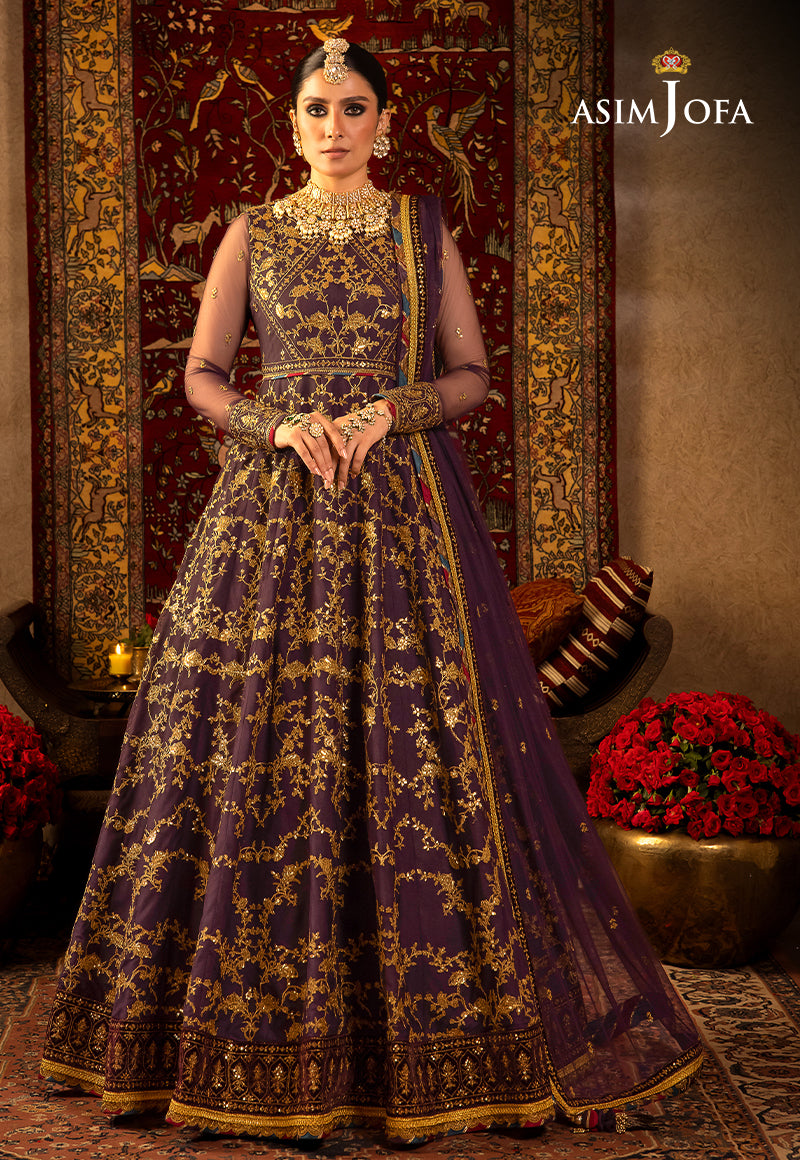 AJVF-03 EMBROIDERED NET 3 PCS