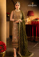 AJVFD-05 EMBROIDERED CHIFFON STITCHED 2 PCS
