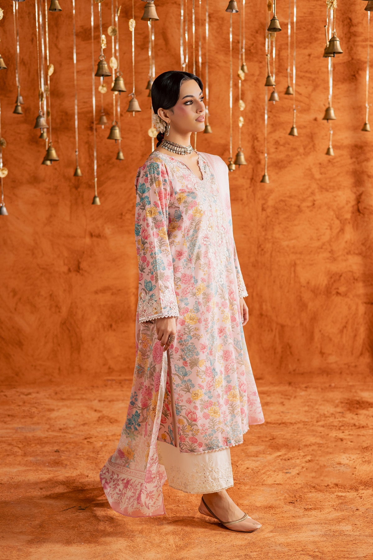 Gul 3Pc - Printed Lawn Dress