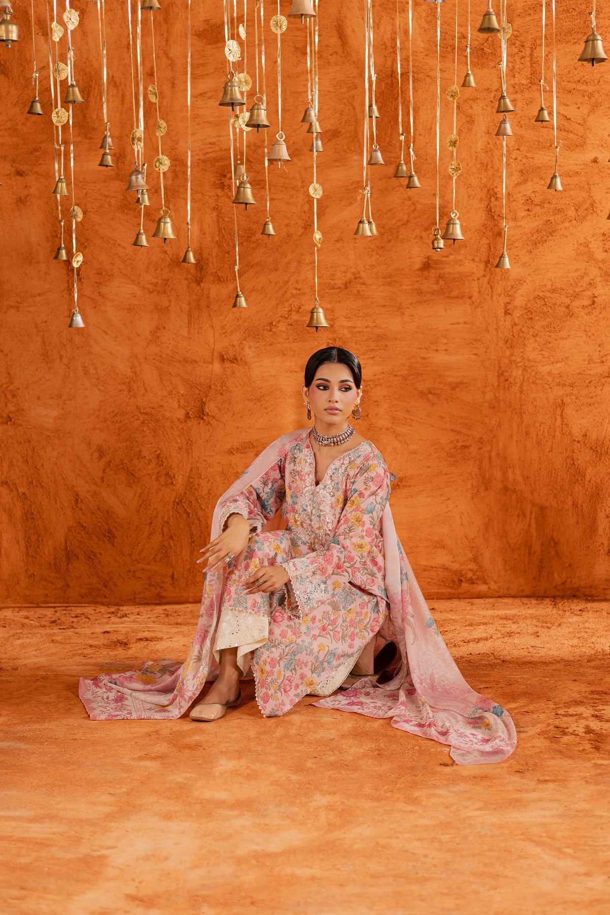 Gul 3Pc - Printed Lawn Dress
