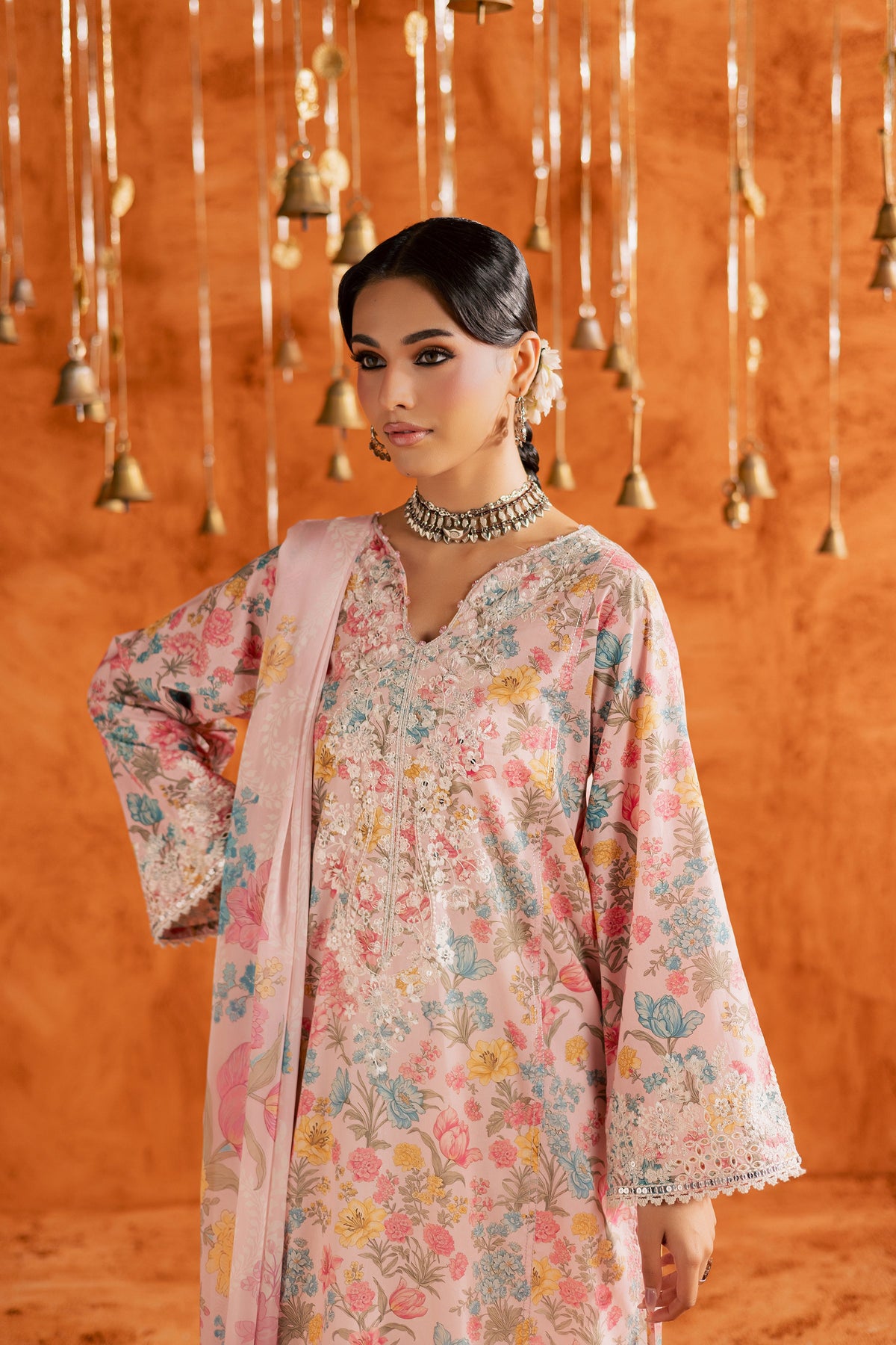 Gul 3Pc - Printed Lawn Dress