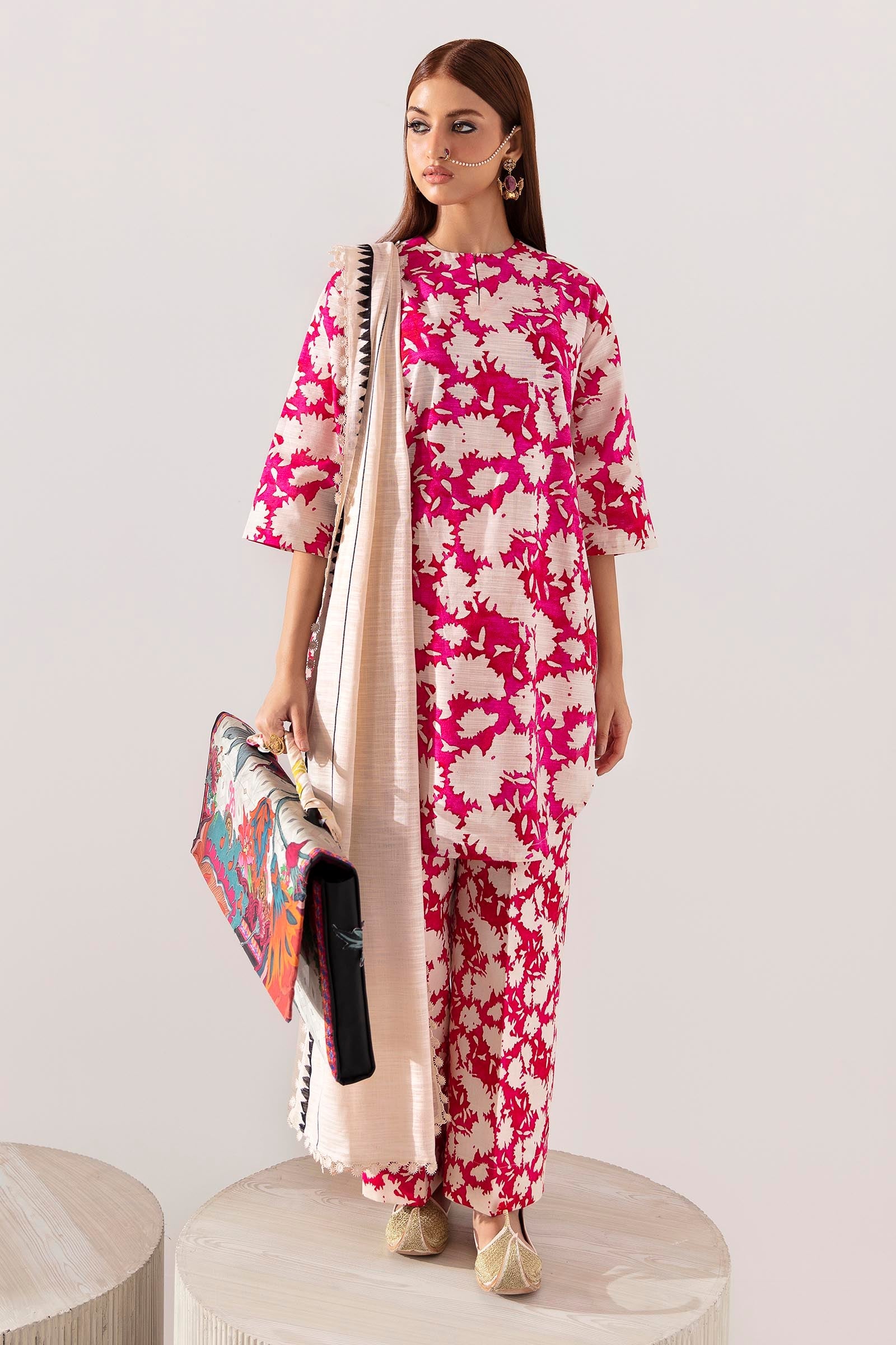 Unstitched 3 Piece Slub Suit