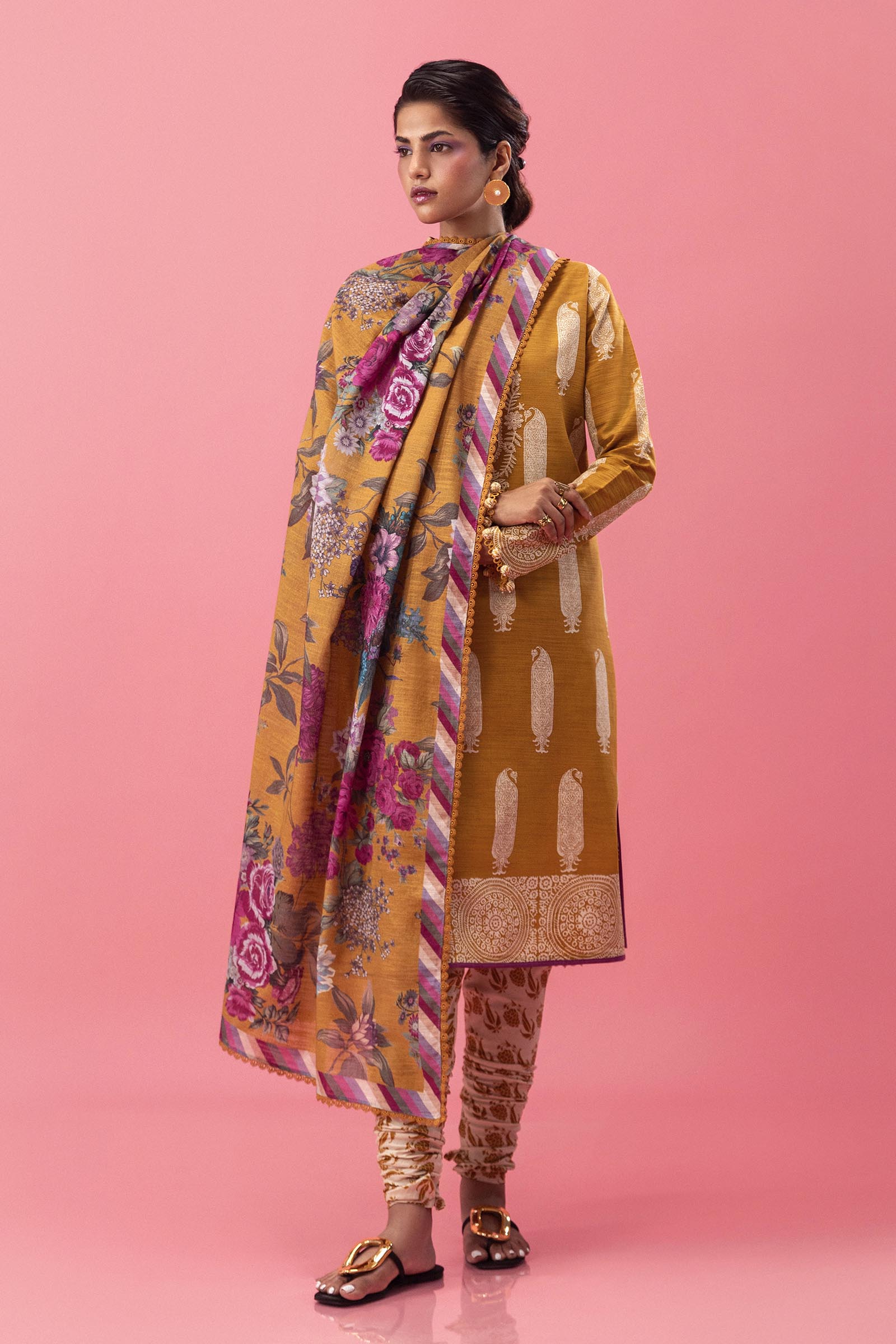 Unstitched 3 Piece Slub Suit