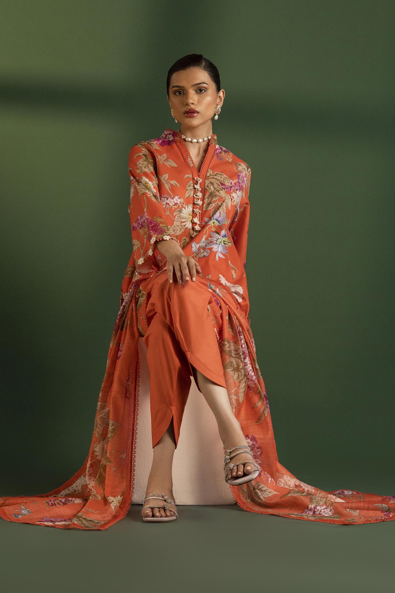 Unstitched Mahay Lawn 3 Piece Suit