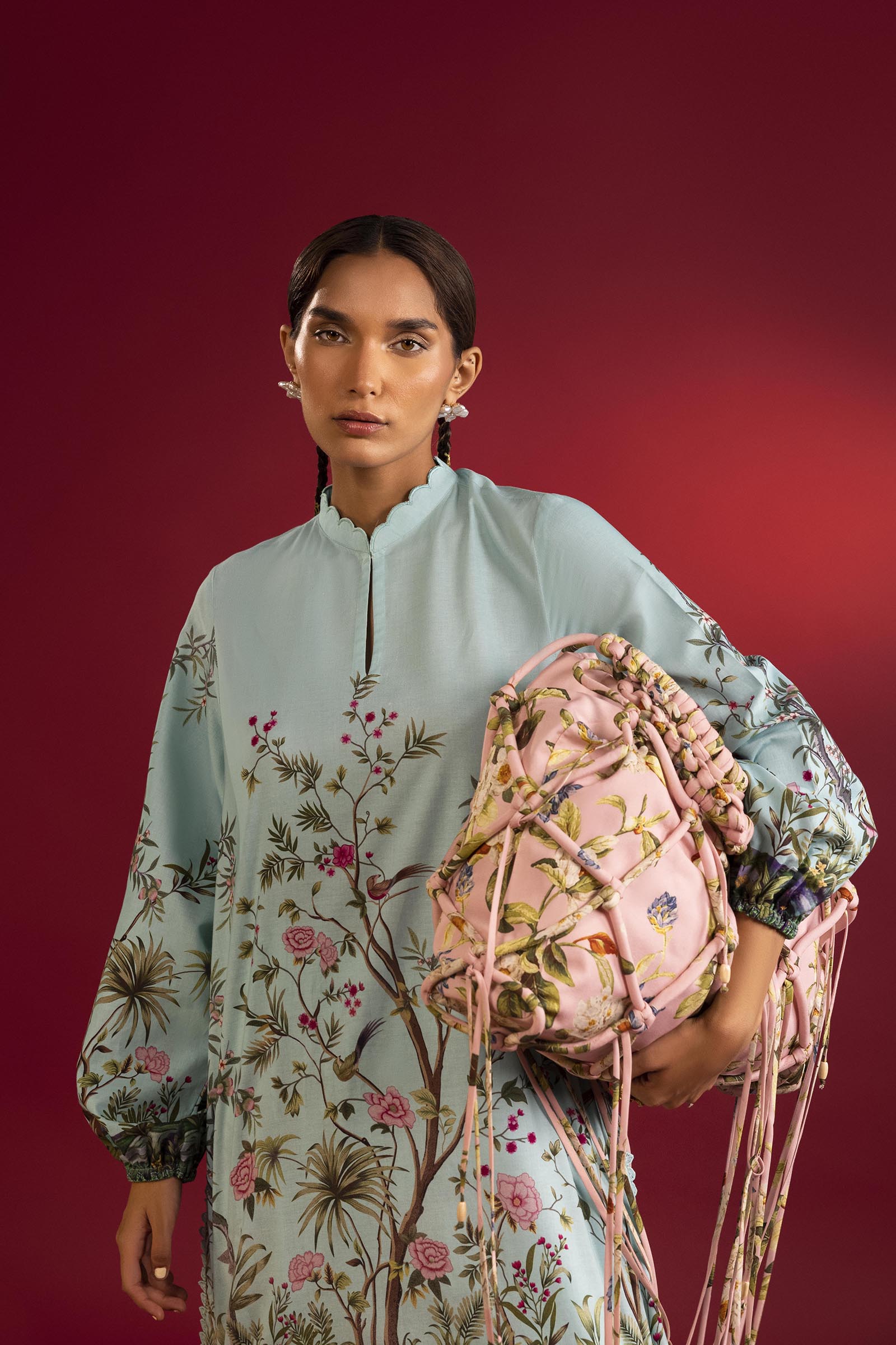 Unstitched Mahay Lawn 2 Piece Suit