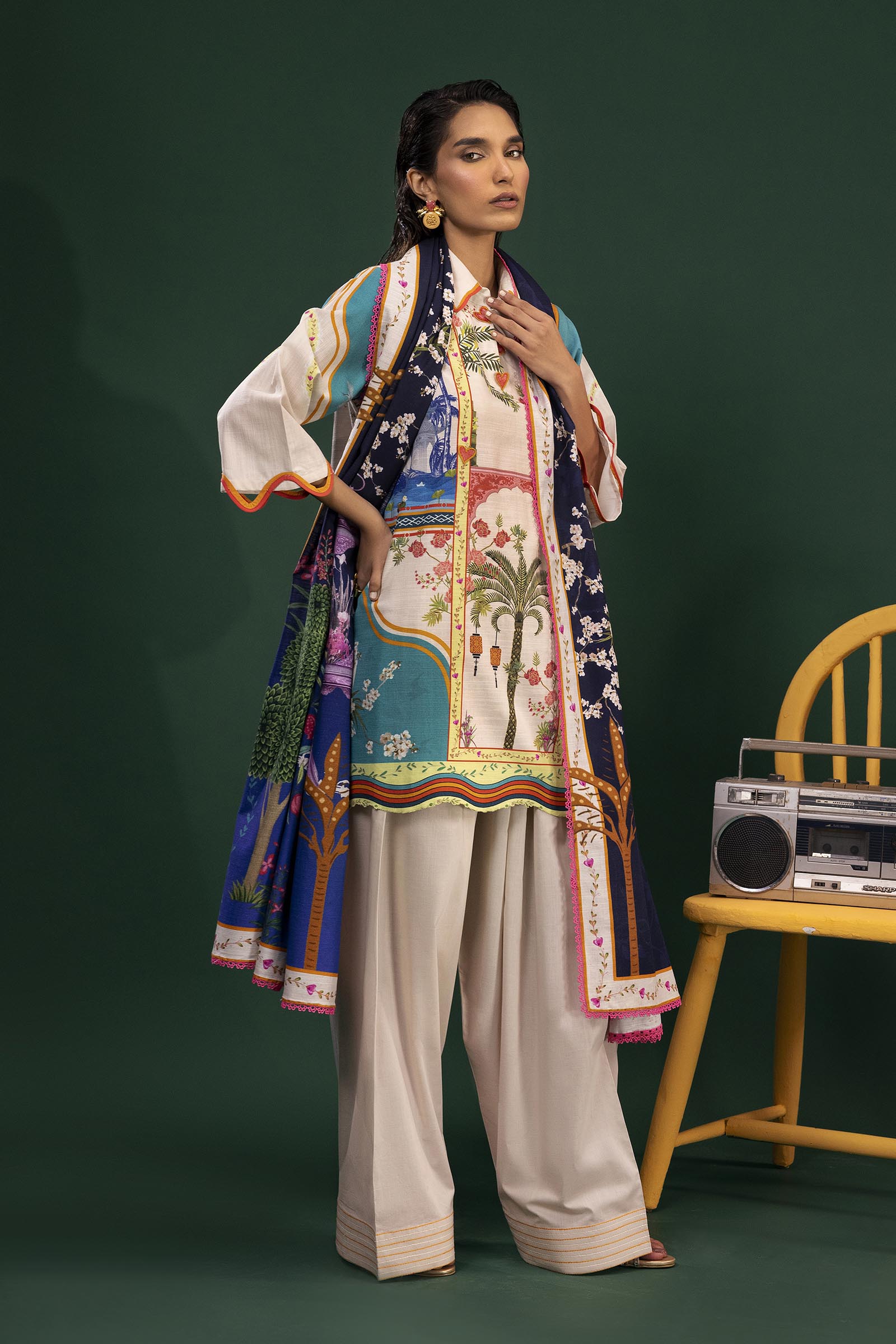 Unstitched 2 Piece Slub Suit