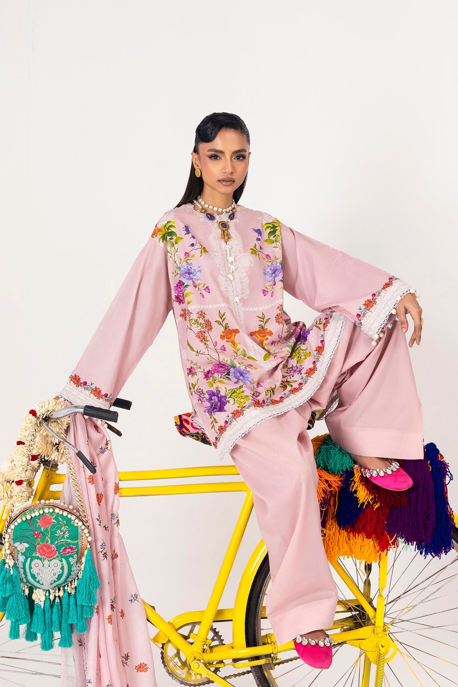 Unstitched Mahay Lawn 3 Piece Suit
