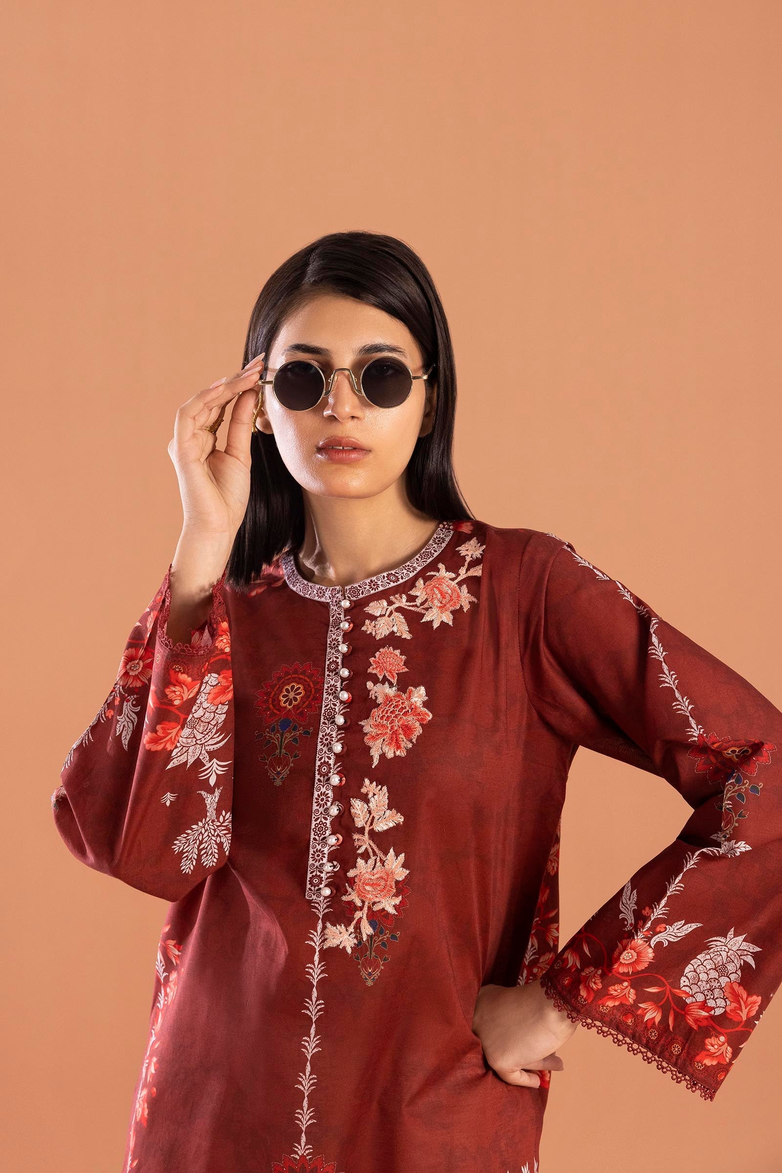 Unstitched Mahay Lawn 2 Piece Suit