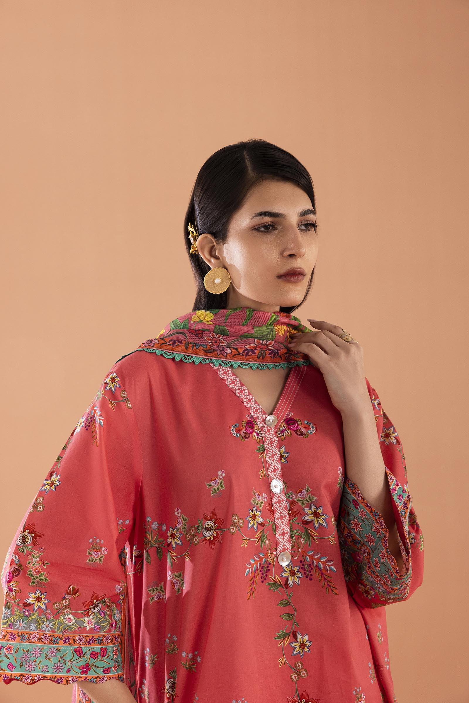 Unstitched Mahay Lawn 3 Piece Suit