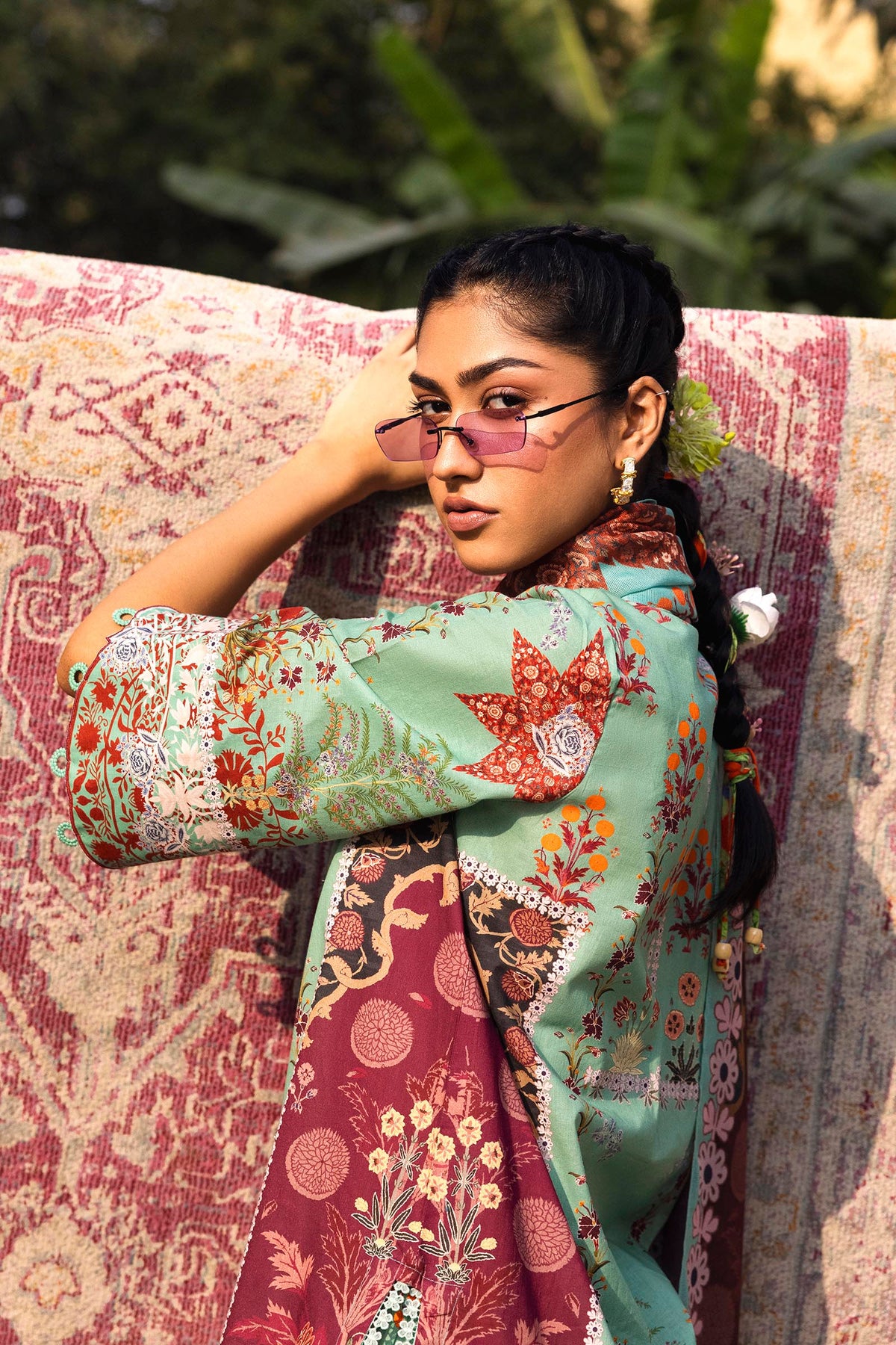 Unstitched 3 Piece Lawn Suit