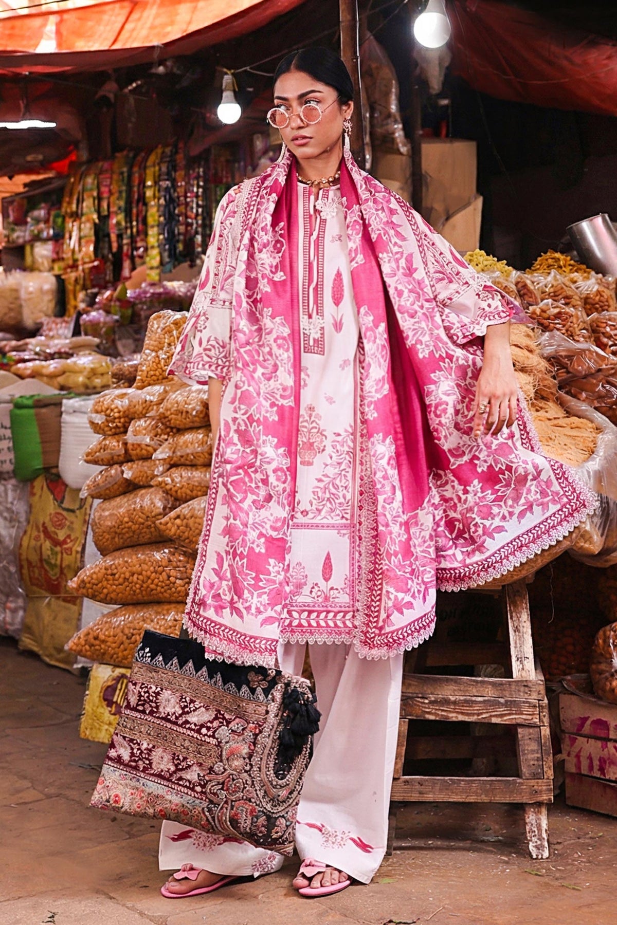 Unstitched 3 Piece Lawn Suit