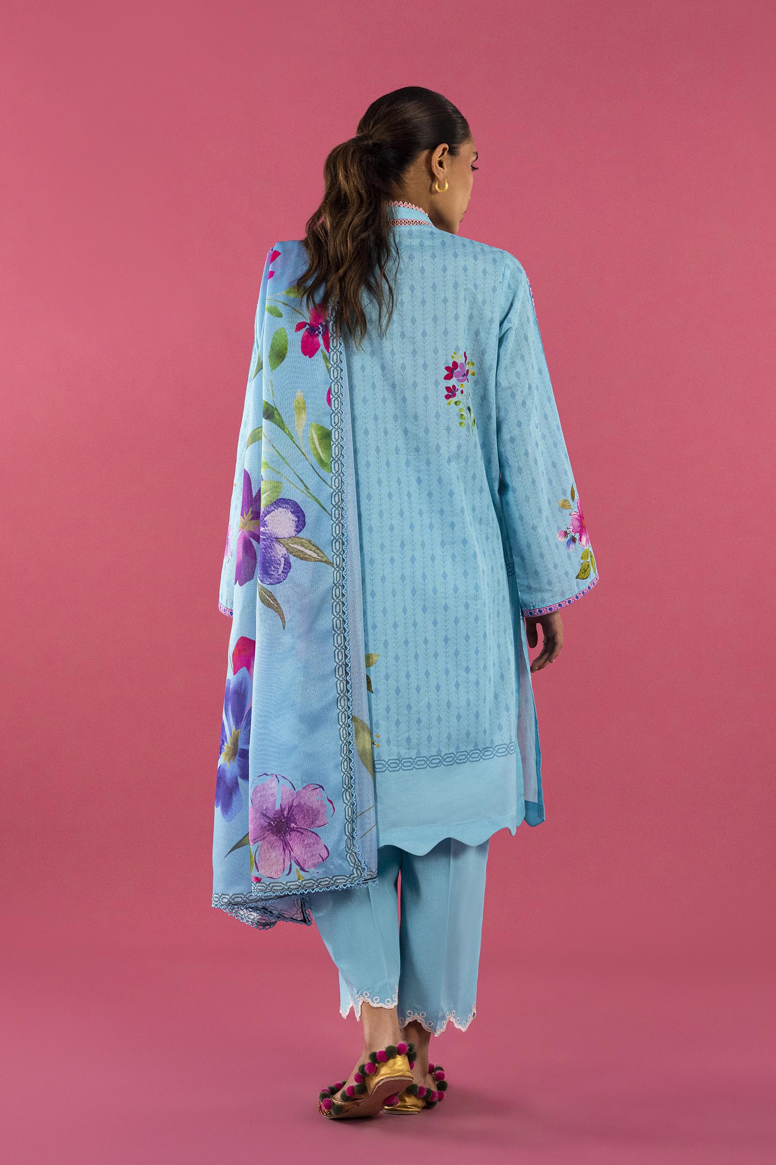 Unstitched 2 Piece Lawn Suit