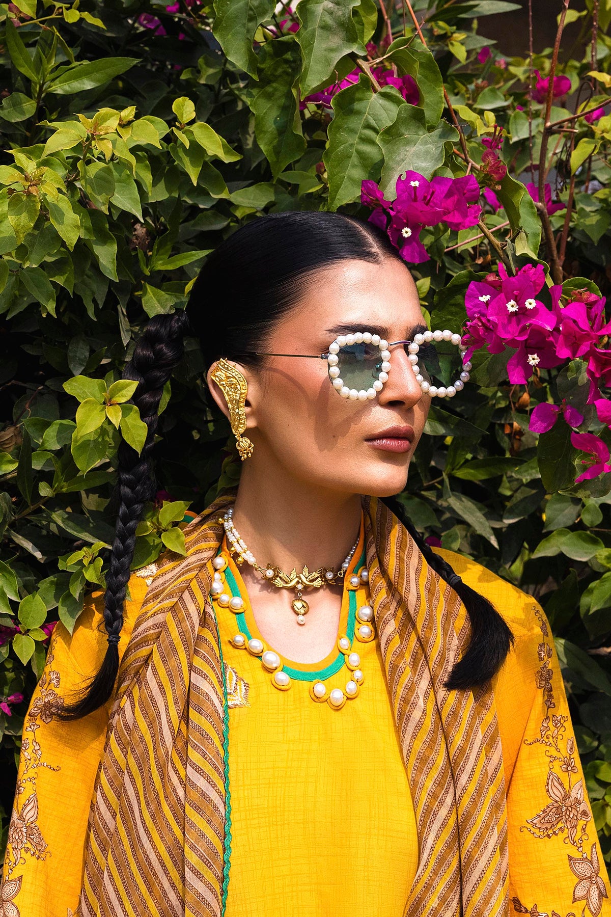 Unstitched 3 Piece Lawn Suit