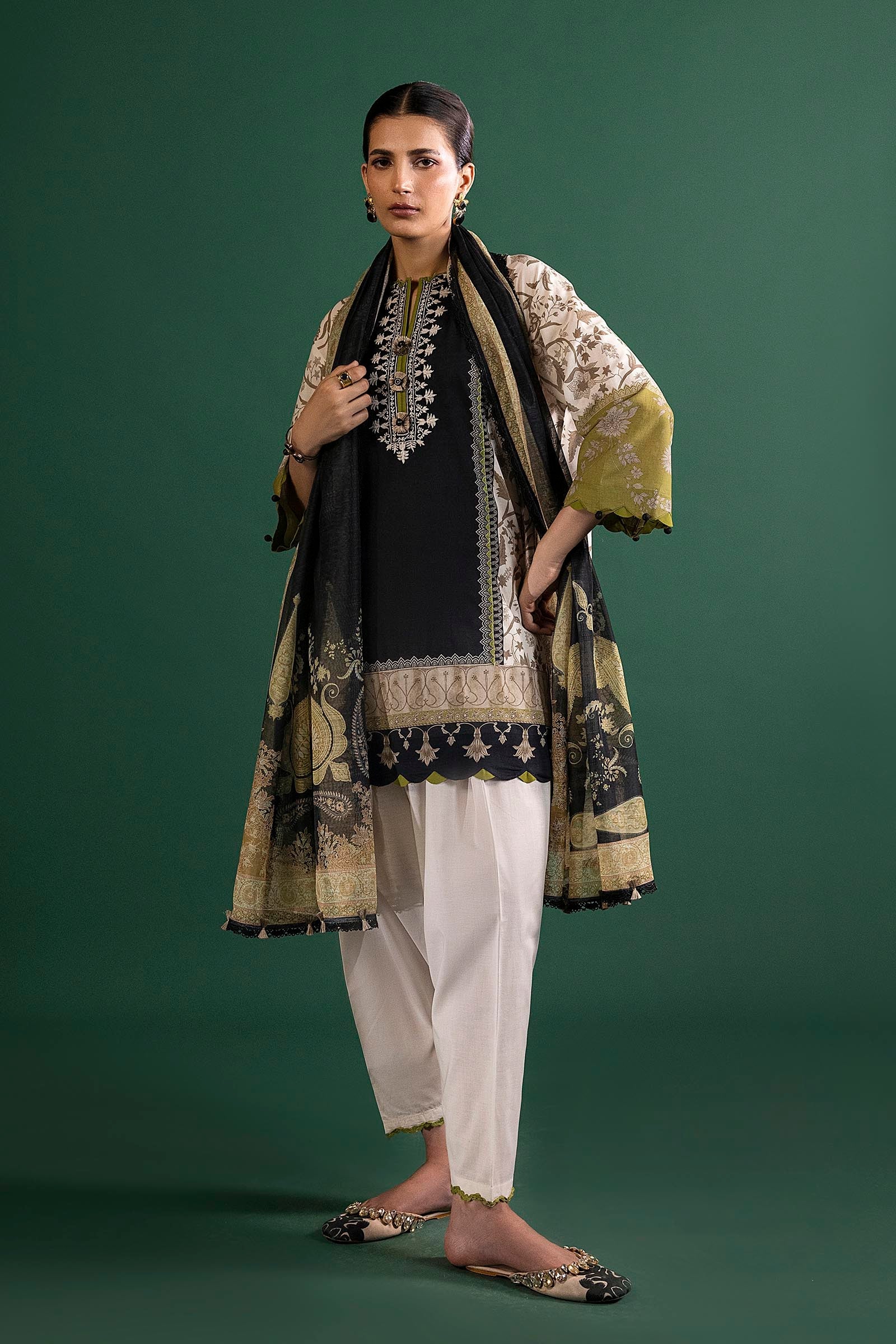 Unstitched 2 Piece Lawn Suit