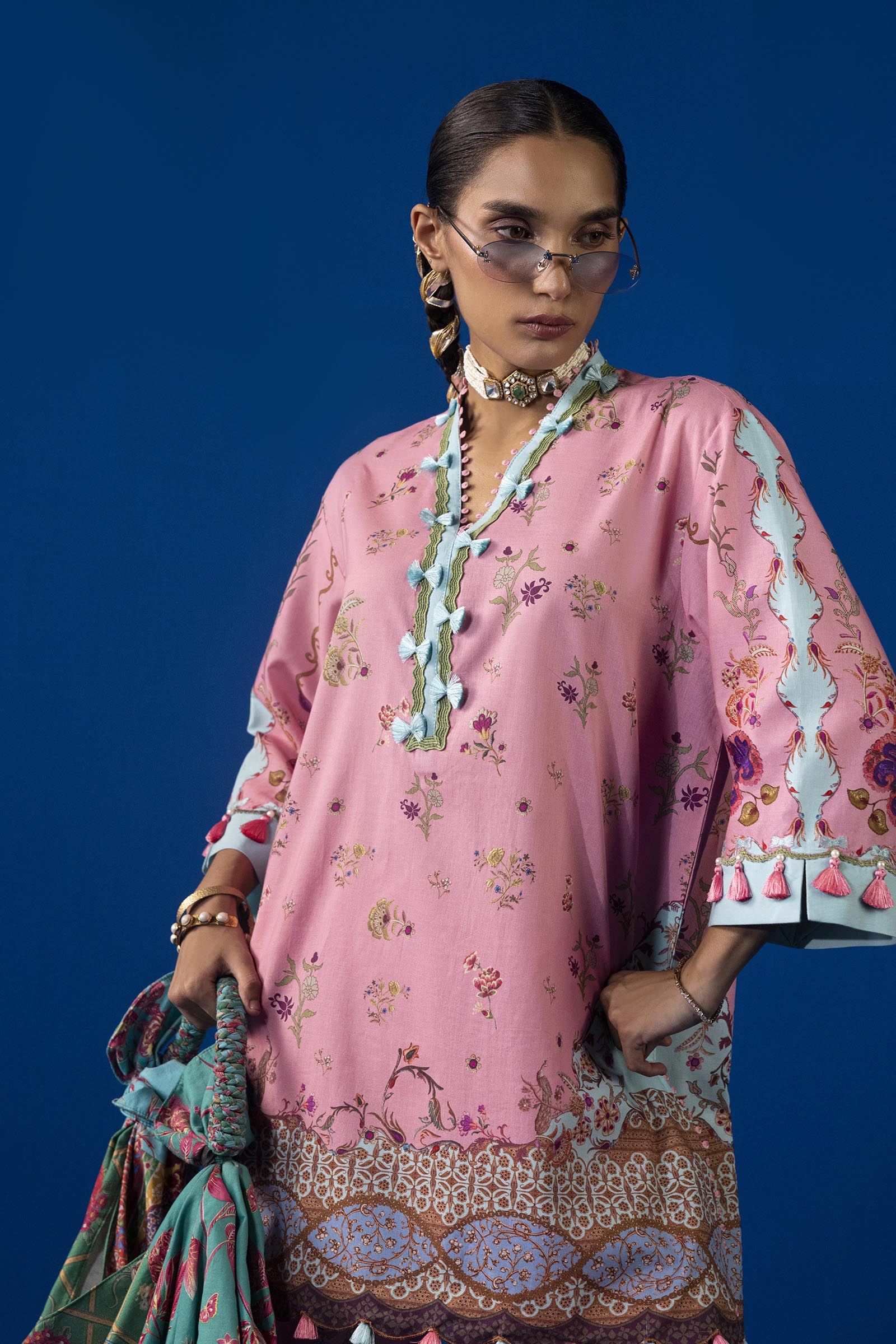 Unstitched 2 Piece Lawn Suit